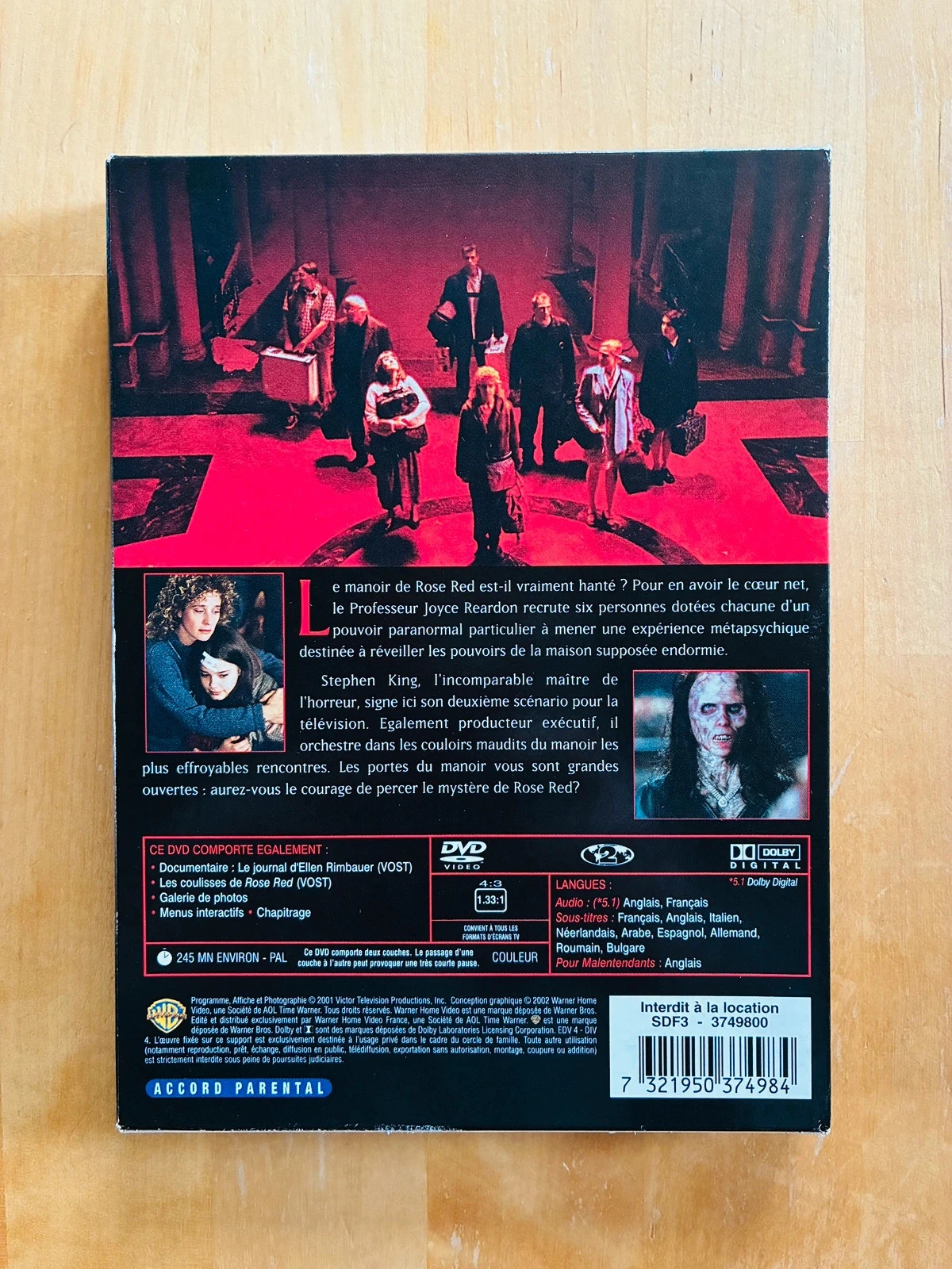 Caja de 2 DVD Rose Red de Stephen King edición coleccionista. – photo 2